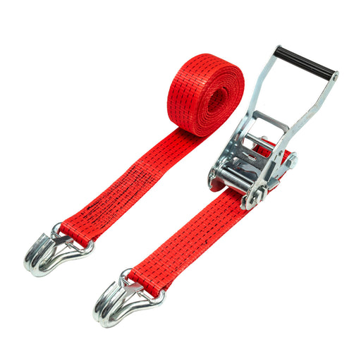5000kg Ratchet Straps with Snap Hooks 4m to 15m