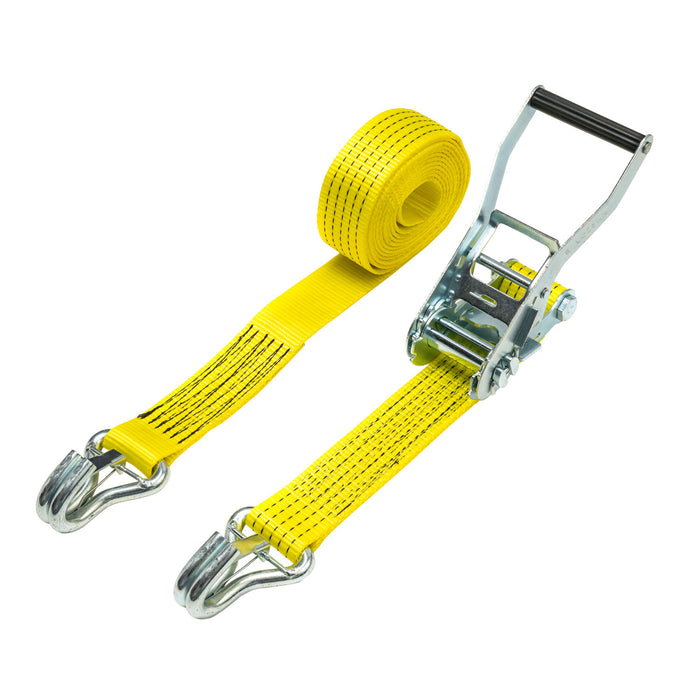 50mm Ratchet Strap, 5000kg with Hook and Keeper